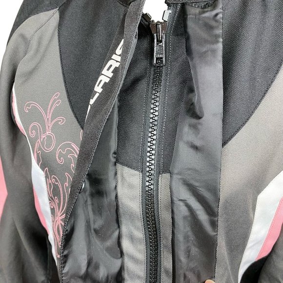 Pure Polaris women's racing jacket, size Medium, pockets, zipper/snaps, lined - Picture 7 of 16